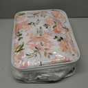 Little Grape Land Nursing Pillow Covers 2 Pack, Soft & Breathable Removable Breastfeeding Pillows Covers for Feeding Pillows, Nursing Pillow Slipcover for Baby Girls Boys, (Leaves & Flowers)