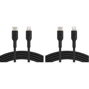 Belkin BoostCharge Fast Charging USB C to Lightning Cable 3.3ft/1M - MFi Certified 18W Power Delivery iPhone Charger Cord - Apple Charger USB C Cable - Fast Charging for iPhone 14, iPhone 13 - Black