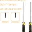 Long Screwdriver Set, 39cm / 15.4 Inches Phillips Screwdriver and Slotted Screwdriver, Flat Head and Magnetic Tip Cross Head Screwdriver Set(2Pcs)
