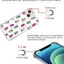 Christmas Lights Case Compatible with iPhone 13, Christmas Holiday Case for iPhone 13, Cool Cute TPU Bumper Phone Case Cover