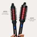 Sutra Thermal Brush - Lightweight Heated Round Brush for Hair Styling & Blow Out - Digital Display, Auto Shut-Off & Ionic Technology - Professional Styling Tools for All Hair Types
