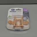 Chicco PhysioForma Luxe Orthodontic Pacifier, 6-16m | 100% Soft Silicone | Supports Breathing & Oral Development | Textured Shield & Handle | Includes Sterilizing Case | BPA Free | Cantaloupe, 2pk (oz., Cantaloupe Two Pack)