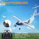 volantexrc RC Plane, 4CH Remote Control Airplane for Beginners & Adults, 500mm 4 Channel