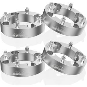 GAsupply 4156 ATV Wheel Spacers 3/8"-24 Studs, 1.5 inch 38mm 4 Lug Wheel Spacer Adapters 131mm Hub Bore, 4 Pcs