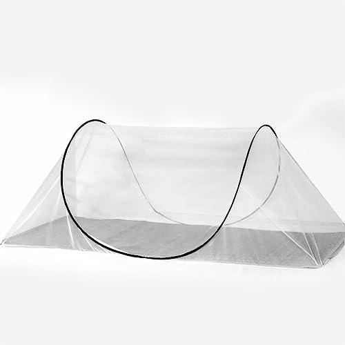 GDSCSKKS 200 * 80 * 56 Large Size nets ，Foldable Mosquito net, Ultra Light pop-up Mosquito net, Portable Camping Tent, Easy and Fast Installation White