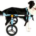 TailWaggers Dog Wheelchair for Back Legs | Adjustable Mobility Aid | All-Terrain Wheels (26-69lbs,15-22")