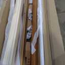 Mellow Naturalista Classic 12 Inch Solid Wood Platform Bed with Wooden Slats, Cal King, Natural Pine