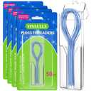 VINSULLA Floss Threaders for Braces, Bridges & Implants 200ct (Pack of 4)