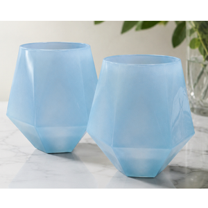 Wine2Go Diamond Silicone Wine Glasses 9oz 2-Pack