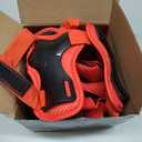 Kids Protective Gear Set Knee Pads for Kids 3-14 Years Toddler Knee and Elbow Pads with Wrist Guards 3 in 1 for Skating Cycling Bike Rollerblading Scooter (M(7-13Years), Red)