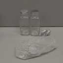 Juice Bottles with Lids, 16 Oz - Set of 3 - Clear Glass Jars with Caps - Reusable Empty Drink Containers for Juicing, Smoothies, Water, Milk, Kombucha Storage, Wellness Shots and More (3)