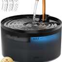 Cat Water Fountain, 71oz/2.1L Cat Fountain for Drinking with Copper Faucet, MISFANS-Designed Pump & Filter, Plastic Automatic Pet Water Fountain Bowl & Dispenser with 3-Pack Replaceable Filters