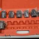 TONYNOL 3/4" Drive Deep Impact Socket Set,14 PCS,SAE (1"-2"),6-Point