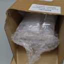 100 Pack Dessert Cups with Spoons 2oz Mini Clear Plastic Dessert Parfait Cup Square Appetizer Pudding Cups Round Goblet Shooters for Pudding Fruit Yogurt Ice Cream Mousse (Clear)