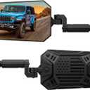 JOYTUTUS Mirrors Doors Off Compatible with 2024 2025 Wrangler JL Gladiator JT, Wrangler JL Side Mirrors with Doors Off Wider View No Vibrate & Wobble (NOT FIT 1986-2023 Wrangler Gladiator) (Black)