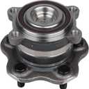KUSATEC 512388 Rear Wheel Bearing and Hub Assembly Fit For Infiniti QX60 JX35 2013, for Nissan Altima Maxima Murano Pathfinder, Mitsubishi RVR 2011, 5 Lug w/ABS