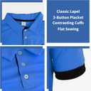 CEHT Mens Polo Shirts Short Sleeve Cotton Golf Polo Shirts for Men Slim Fit Casual Tops (XL)