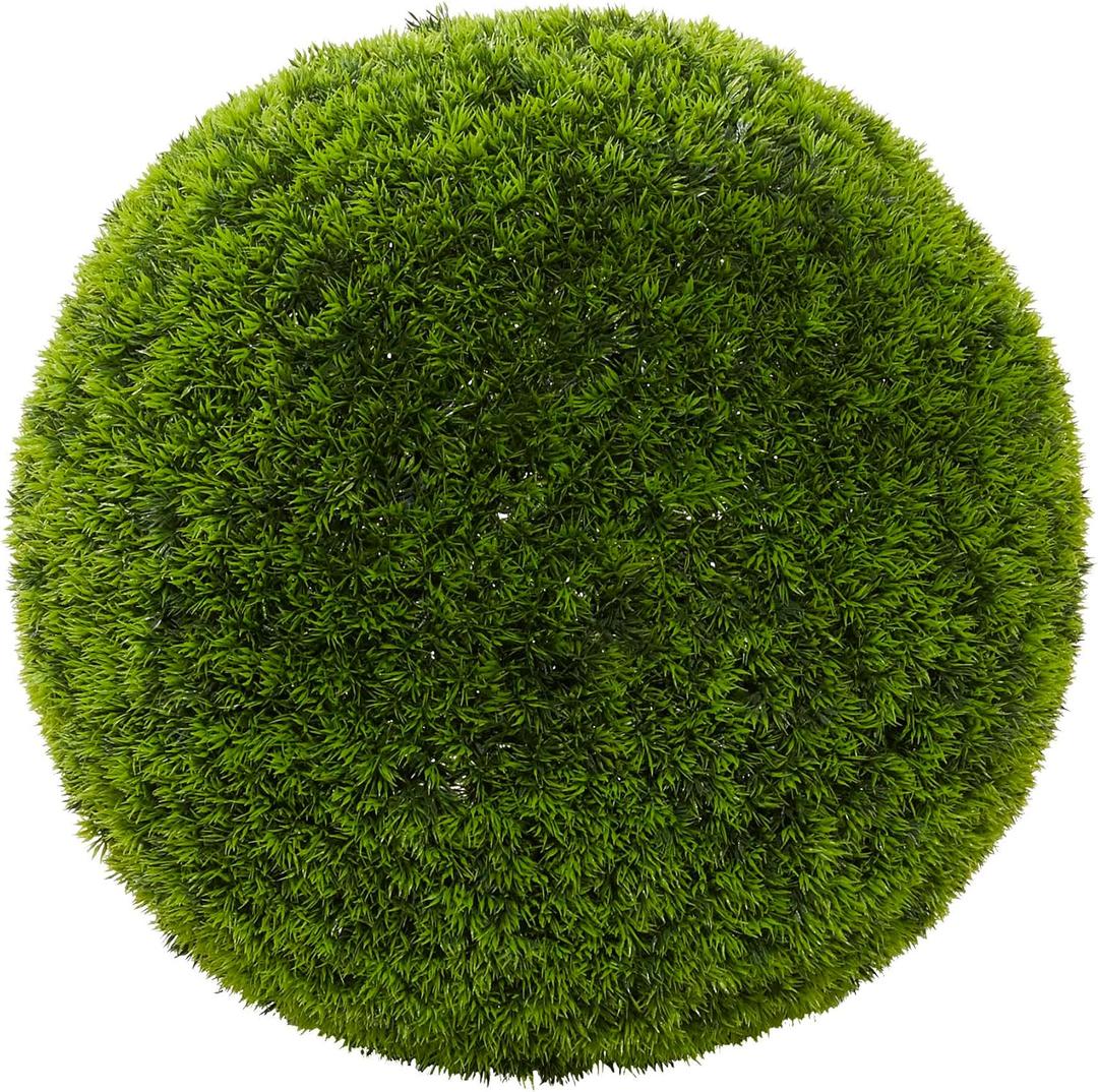 Deco 79 Faux Foliage Topiary Artificial Foliage Ball Indoor Outdoor , 22" x 22" x 22", Green