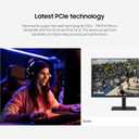 Samsung 990 EVO Plus SSD 2TB, PCIe Gen 4x4, Gen 5x2 M.2 2280, Speeds Up-to 7,250 MB/s, Upgrade Storage for PC/Laptops, HMB Technology and Intelligent Turbowrite 2.0, (MZ-V9S2T0B/AM)