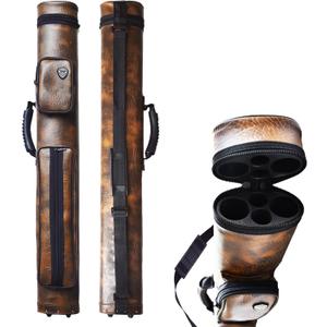 2x2 Hard cue case Pool Cue Billiard Stick Carrying Case