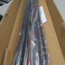Tension Curtain Rod No Drilling 51168In (14Ft), Outdoor Curtain Rods for Patio Windows, Extra Long Adjustable Curtain Rod,Shower Curtain Rod for Bathroom,Heavy Duty Tension Rod Renter Friendly, Black