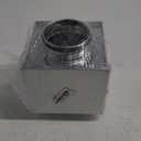 Repa Market 4" Duct Air Filter Box  Galvanized Steel Inline Dryer Filter Housing for Round Duct - EPDM Rubber Gaskets  Easily Serviceable Lint Trap  Intake Ventilation, Home Improvement