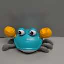 control future Crawling Crab Baby Toy - Infant Tummy Time Toys 3 4 5 6 7 8 9 10 11 12 Babies Boy 3-6 6-12 Learning Crawl 9-12 12-18 Walking Toddler 36 Months Old Music Development 1st Birthday Gifts (Green)