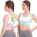 aoFIT Posture Corrector for Women with X-Shaped Biomechanical Design, Comfort Fit Back Brace, Improves Posture, Corrects Hunchback, Relieves Neck, Shoulder, Upper Back Pain, Invisible Under Clothes M