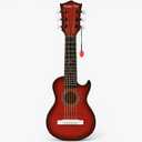 23" Acoustic Guitar, Kids 6 String Toy Guitar - Realistic Steel Strings - Beginner Practice First Musical Instrument for Children, Toddlers (Mahogany)