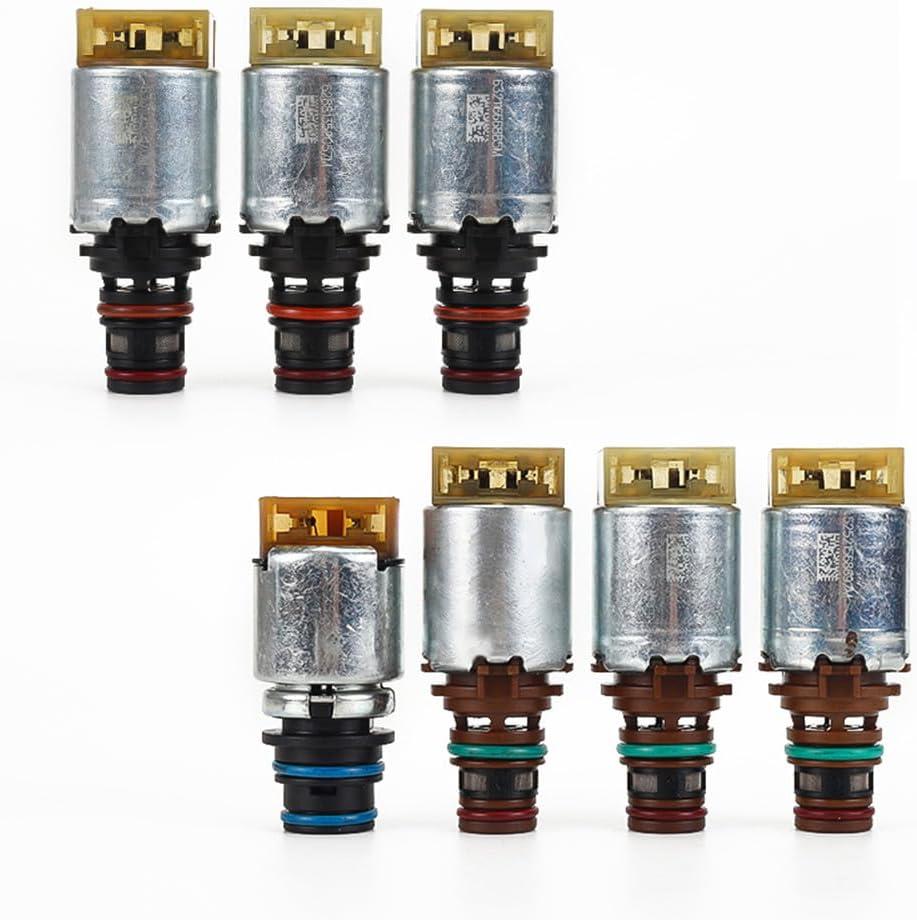 7PCS AL3P7G276AF 6R80 Transmission Solenoid Set Compatible With FOR-D F150 MUSTANG 2009-2017