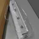 LazBlinds Cordless Cellular Shades, No Tools No Drill Blackout Honeycomb Shades Pleated Blinds for Windows, 30" W x 64" H, Silver White