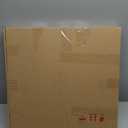 Modern Wall Clock Large Wall Clocks with Walnut Dial Silent Non-Ticking for Living Room Home Decor Bedroom Kitchen Office 17.8'' 24.4'' (Black, Medium)