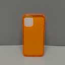 Neon Orange Clear iPhone Case
