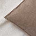 Kevin Textile 14x20 Inch Lumbar Pillow Cover 1 Pack Soft Boucle Textured Decorative Waterproof Rectangle Cushion Elegant Accent Pillow for Couch Sofa Chair Bed Home Decor Indoor Outdoor Taupe