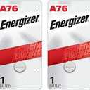 Energizer A76 Battery, A76BP Battery (1 Battery Count) (Pack of 2) (1 Count (Pack of 2))