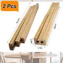 Briwooody 2 Pack 26" Standard Table Extension Slides Set (Allows for Max 52" Opening) for Table with 4 Legs Smooth Extension and Easy Installation,26" L,2.75" W,2.38" H