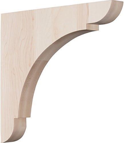 Ekena Millwork BKTW01X12X12OLAL Extra Large Olympic Wood Wood Brackets, 1 3/4"W x 12"D x 12"H , Alder