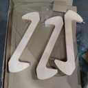 Mid Century Table Triangle Vintage Glass End Table, Glass Coffee Table with Solid Wood Base and Triangle Clear Glass Top Modern End Table for Living Room, Patio, Study, White Ash