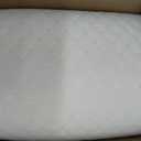 Baby Bassinet Mattress, Breathable, Hypoallergenic, Premium Foam, Non-Toxic, Oval Shaped with Removal Waterproof Cover,15" x 30" x 2'', White