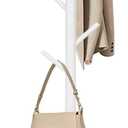 WANGMUXIA Coat Rack, Freestanding Coat Rack with 8 Hooks and 3 Adjustable Size Tree Coat Racks for Bedroom, Hallway, Entrance, Office, for Hats, Coats, Scarves, Handbags