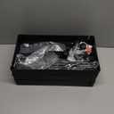 SPACEKEEPER Rolling Storage Cart 3 Tier Bathroom Cart Organizers with Wheels Laundry Room Organization Mobile Shelving Unit Utility Cart Storage Shelves Multi-Functional for Office, Home, Black