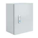 Steel Electrical Junction Box, Indoor&Outdoor Electrical Enclosure Box, Wall Mounted Waterproof&Dustproof Metal Box, Universal Electric Equipment Enclosure Box with Safety Locks and Mounting Plates