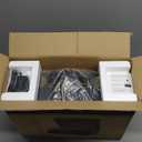 Vinyl Record Player 3-Speed Bluetooth Suitcase Portable Belt-Driven Record Player with Built-in Speakers RCA Line Out AUX in Headphone Jack Vintage Turntable (Black)