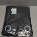 NICETOWN Pitch Black Solid Thermal Insulated Grommet Blackout Curtains/Drapes for Bedroom Window (2 Panels, 42 inches Wide by 63 inches Long, Black)