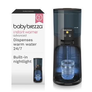 Baby Brezza Instant Baby Bottle Warmer Advanced - Fast Water Warmer Instantly Dispenses 24/7 in 3 Temperatures with Nightlight