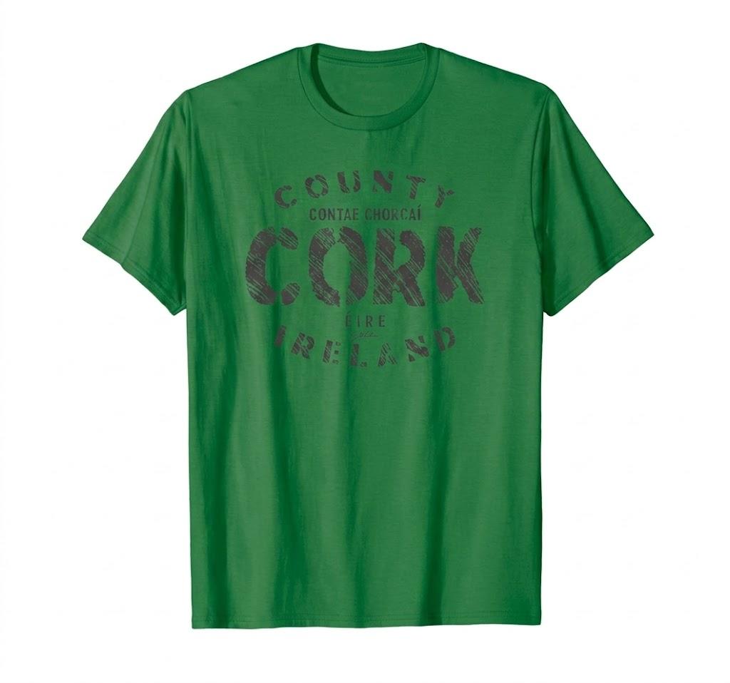 JCombs: County Cork, Ireland T-Shirt Green, L