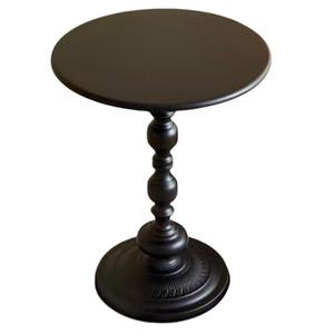 Nifyto Classic Design Wrought Iron Small Side End Coffee Table - Black, Vintage for Living Room, Bedroom, Bathroom, Balcony, Patio, Garden, Swimming Pool Multi-Purpose