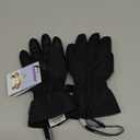 Andake Waterproof &Breathable Kids Snow Gloves, Toddler Winter Warm Ski Gloves for 2-14Y Boys Girls (YM(Fits11-14Y), Black)