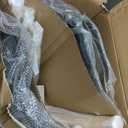 Hesham Side Chair Set of 4 Dining Kitchen Mid-Century Modern Dining Chairs with Wood Legs and PU Leather Cushion for Living Room Bedroom Outdoor Lounge, Kitchen, Black