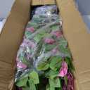 Artificial Bougainvillea Tree 3FT Tall Potted Silk Red Flowers